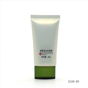 Tubu tal-plastik kożmetiku Għal Għatu Ċatt Baxx Akriliku